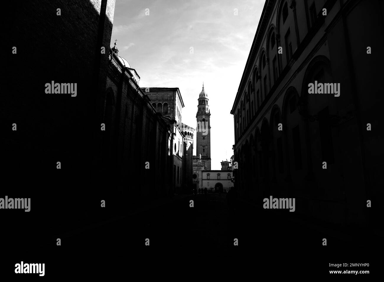 City scape El centro de la ciudad de Parma Foto de stock