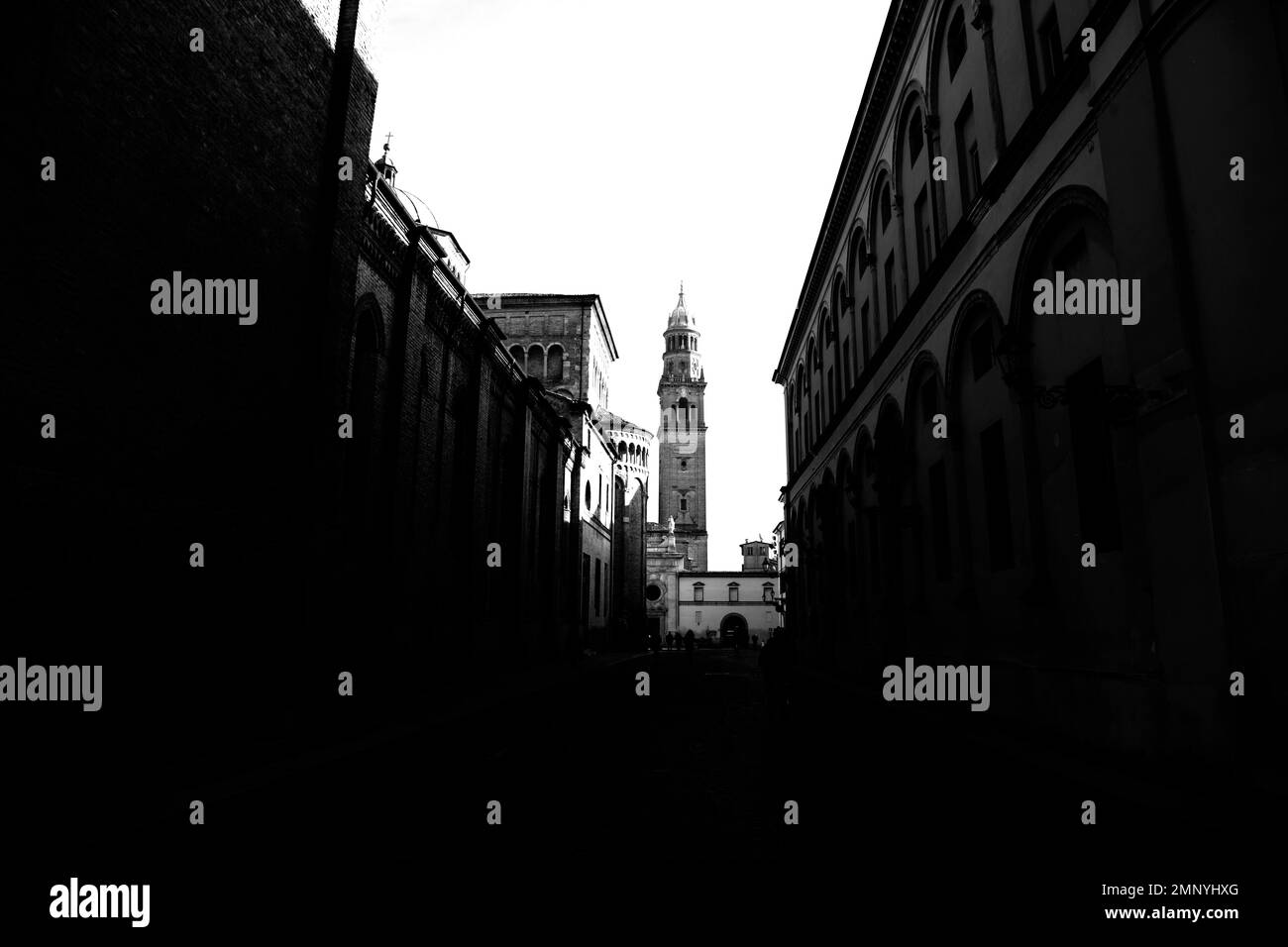 City scape El centro de la ciudad de Parma Foto de stock