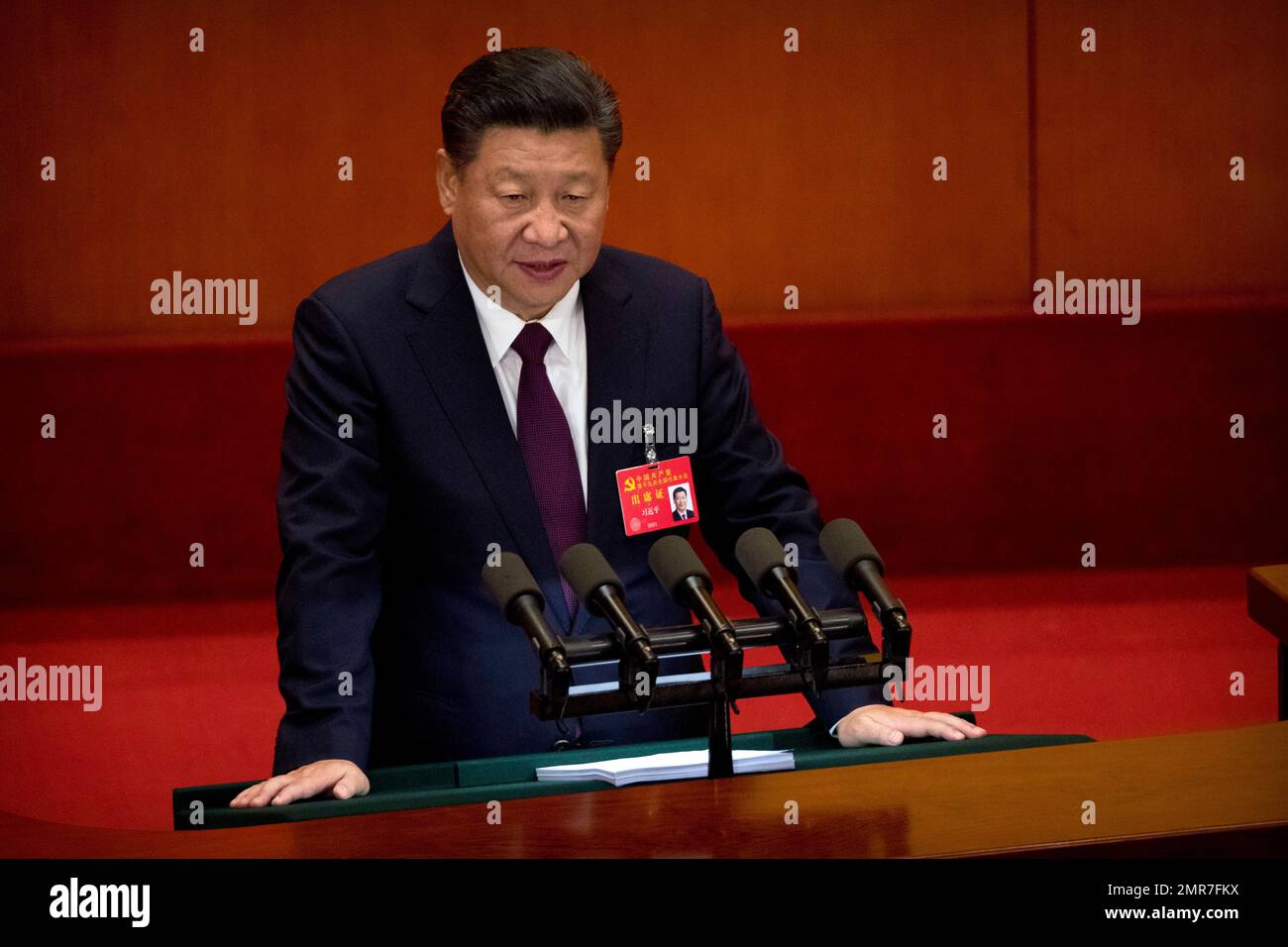 Chinese President Xi Jinping Delivers A Speech During The Opening