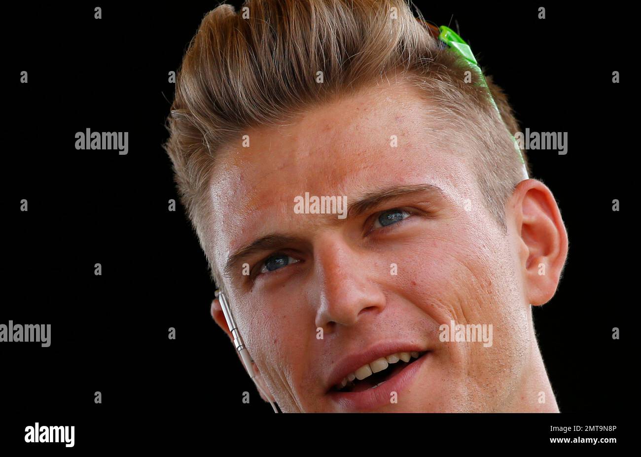 Germany S Sprinter Marcel Kittel Wearing The Best Sprinter S Green Jersey Looks On Before The