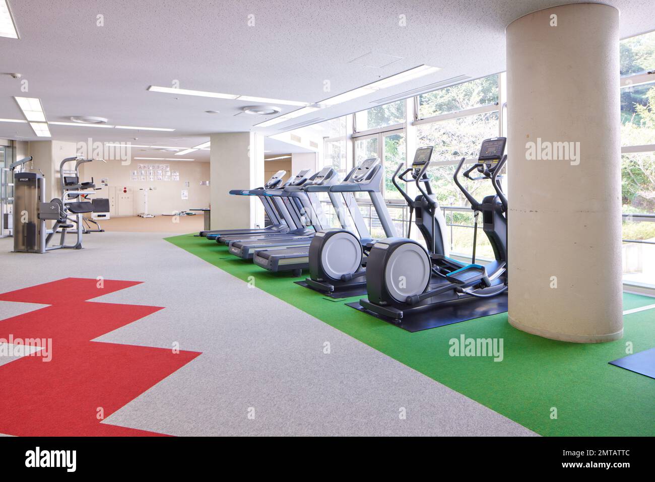 Gimnasio interior Foto de stock