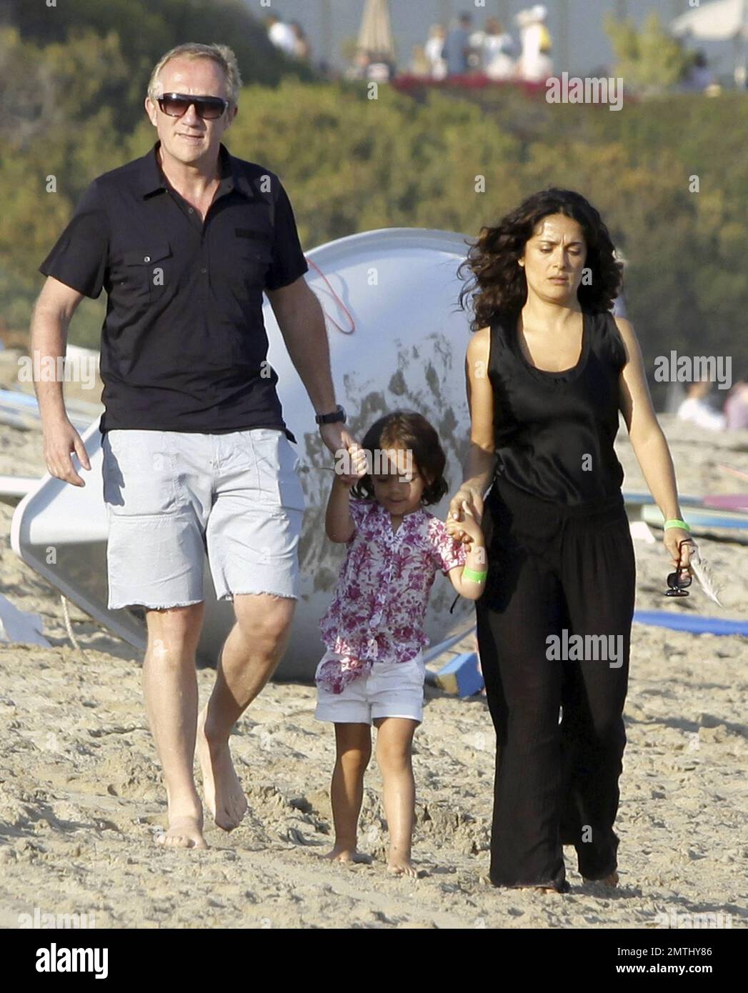 ¡EXCLUSIVO! La actriz Salma Hayek, su esposo Francois-Henri Pinault y