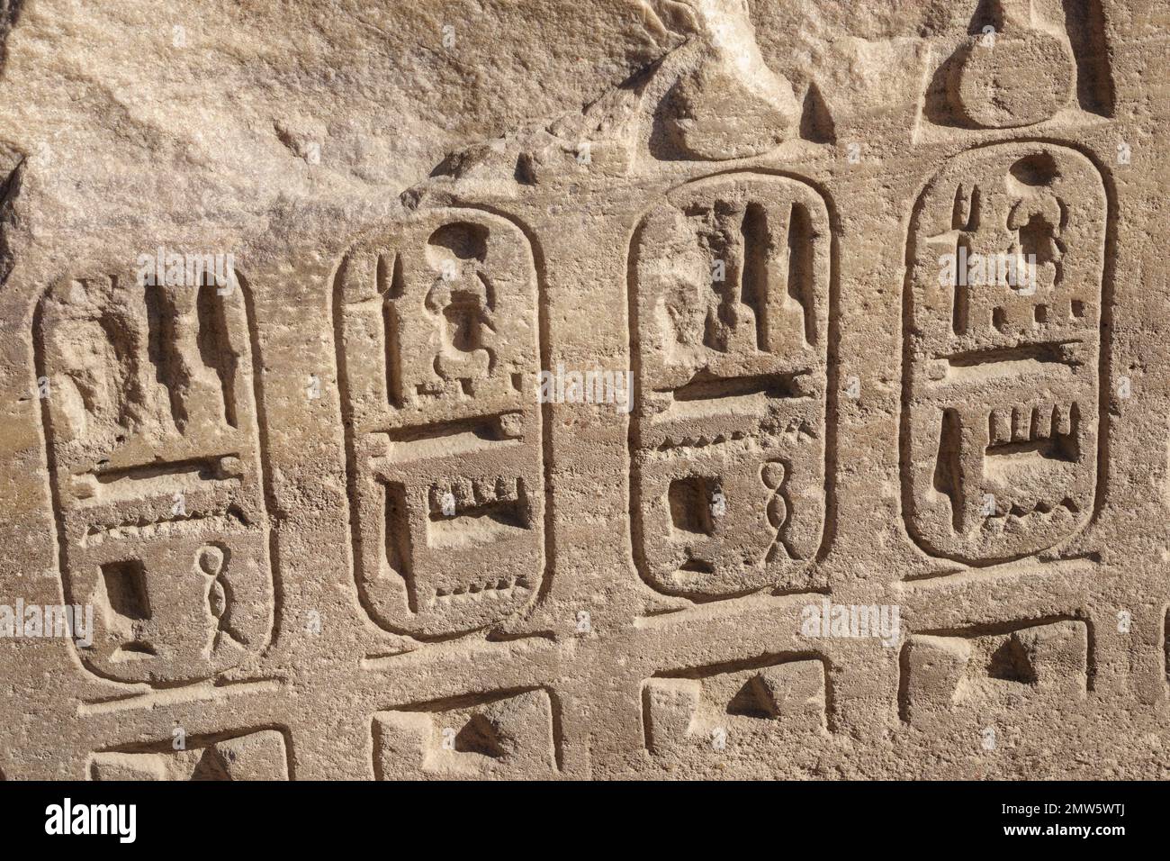 Templo de Karnak, Luxor, Egipto Foto de stock