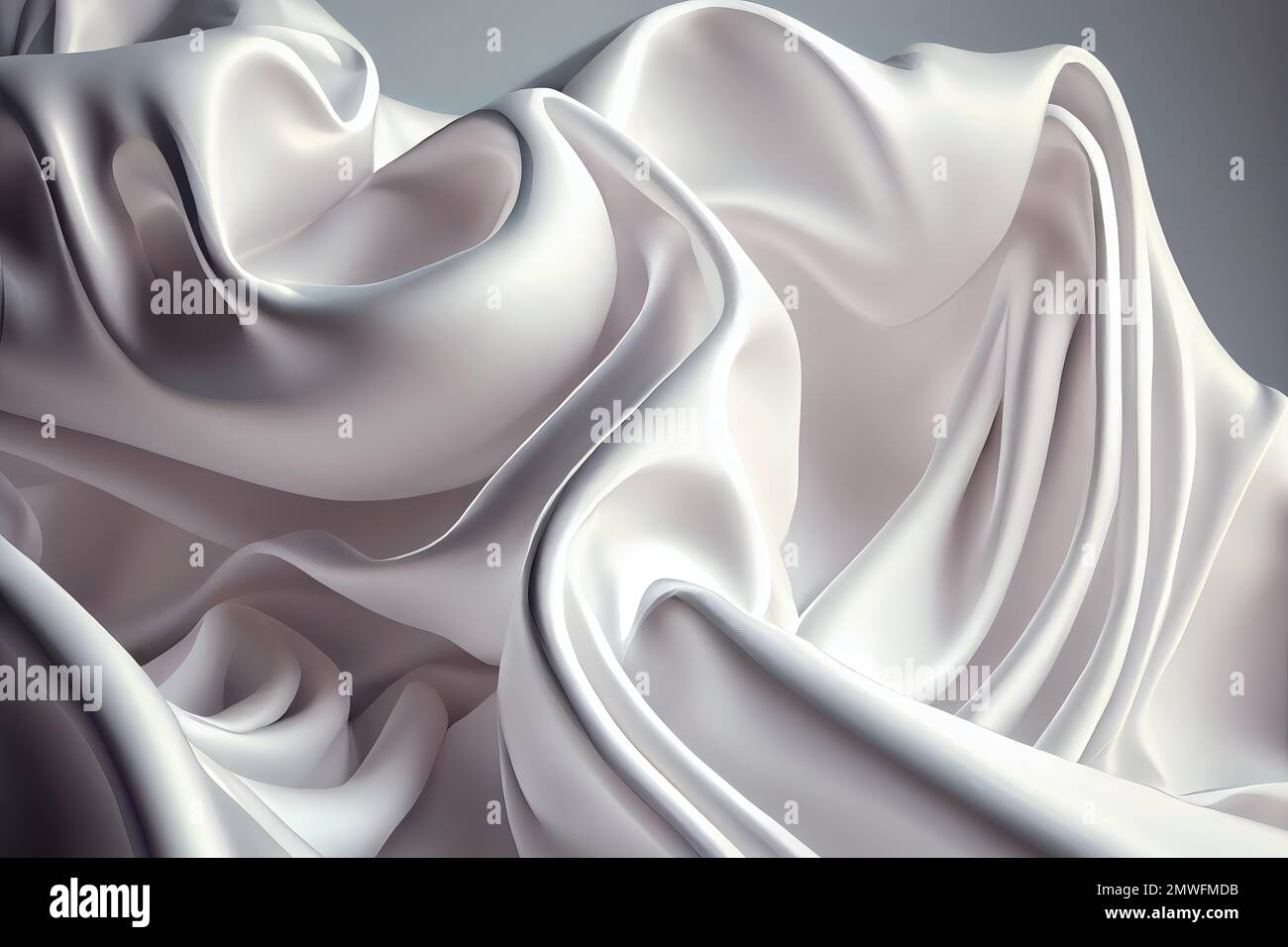 Tela satinada blanca como fondo Fotografía de stock - Alamy