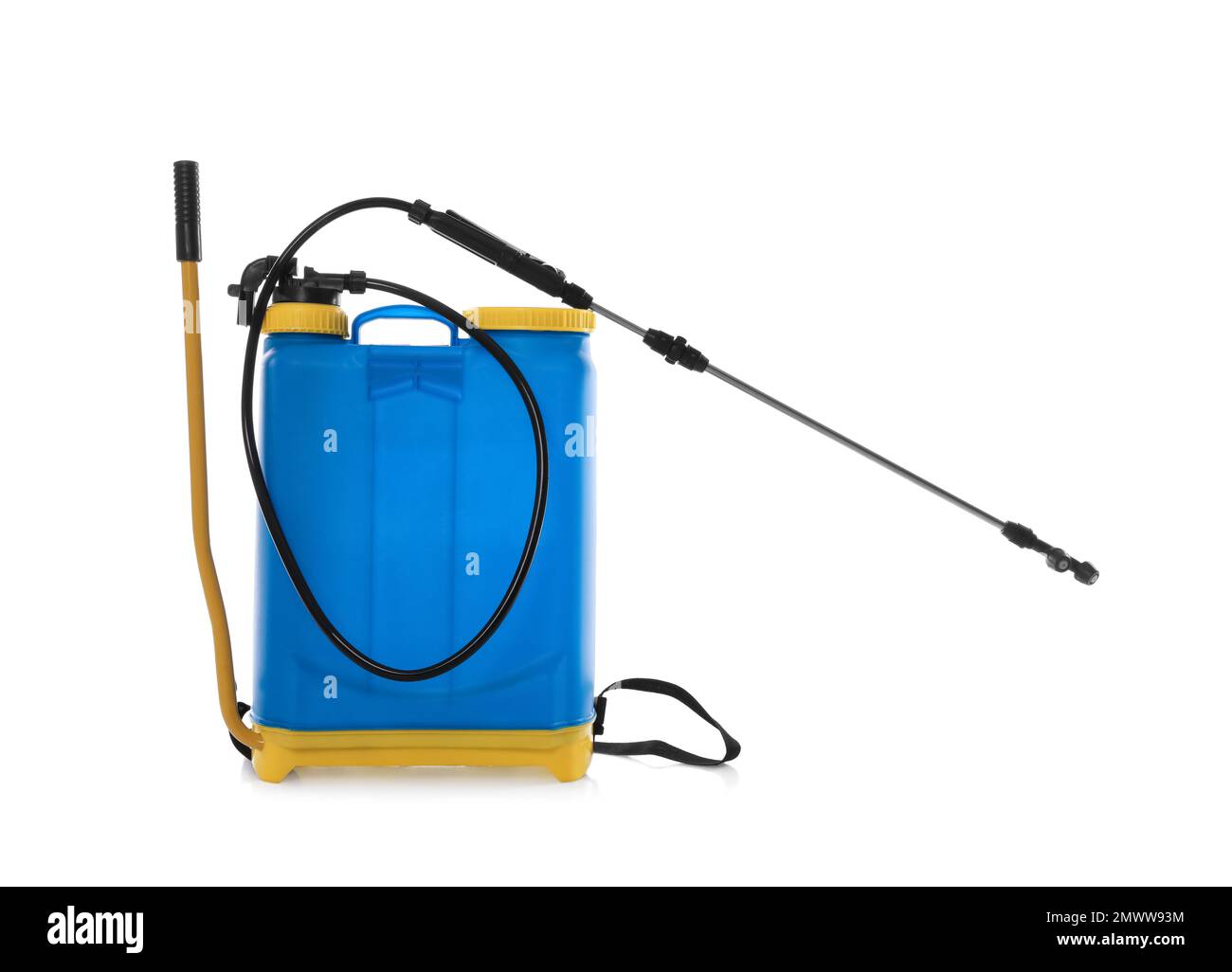 Pulverizador de insecticida manual aislado en blanco. Control de plagas  Fotografía de stock - Alamy