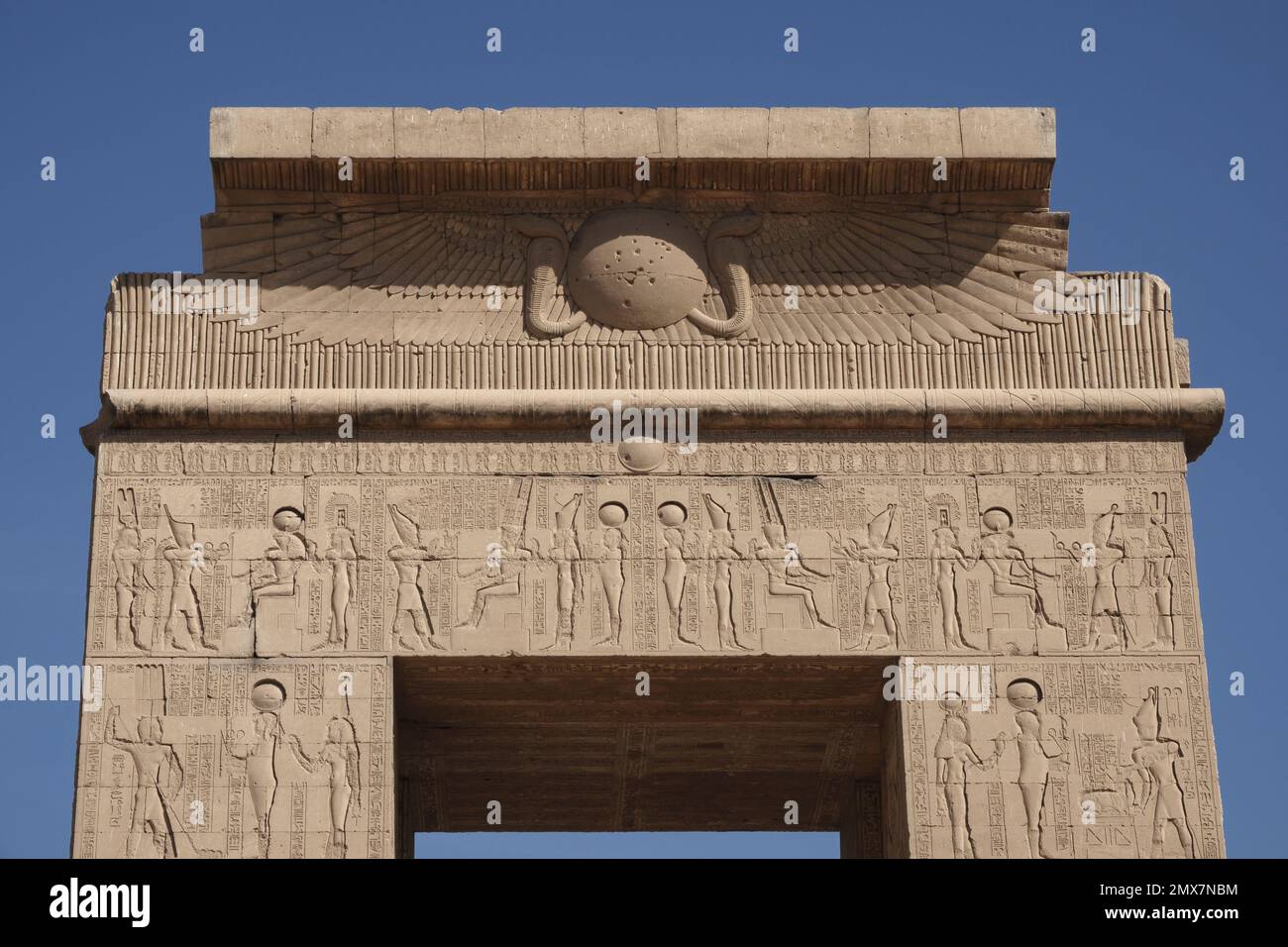 Gateway, Templo Karnak, Luxor, Egipto Foto de stock