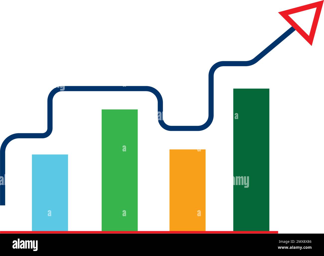 Icono De Vector De Estadísticas Símbolo De Gráfico De Infografía Ilustración Vectorial Plana 2867