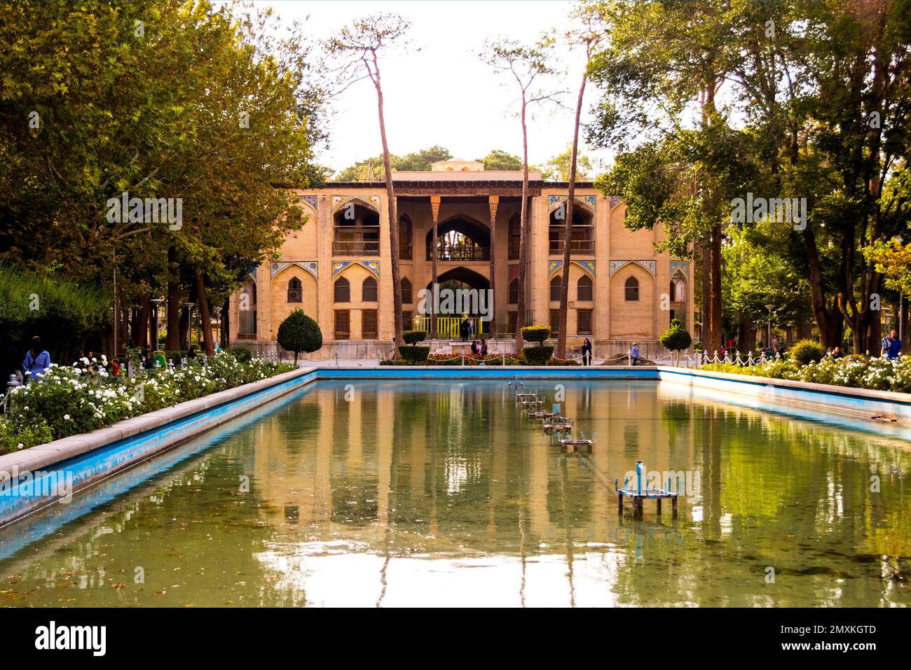 Hasht-Behescht Garden Palace, Isfahan, Isfahan, Irán, Asia Foto de stock