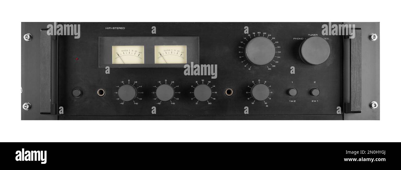 Amplificador de potencia de audio fotografías e imágenes de alta resolución  - Alamy