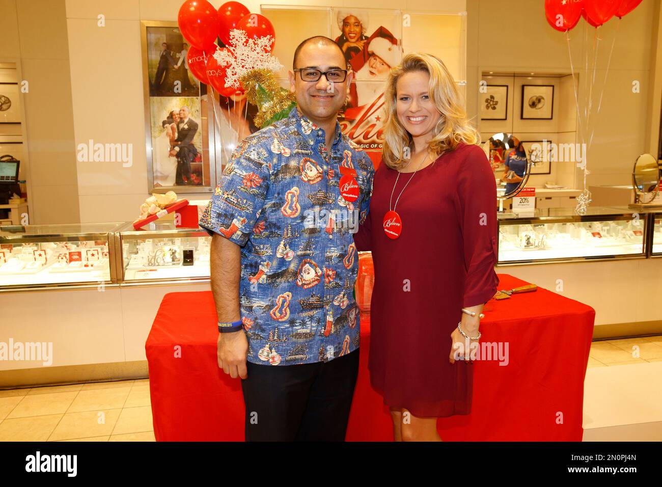 IMAGE DISTRIBUTED FOR MACY'S Demmis Cisneros, store manager at Macy's Ala Moana, left, and