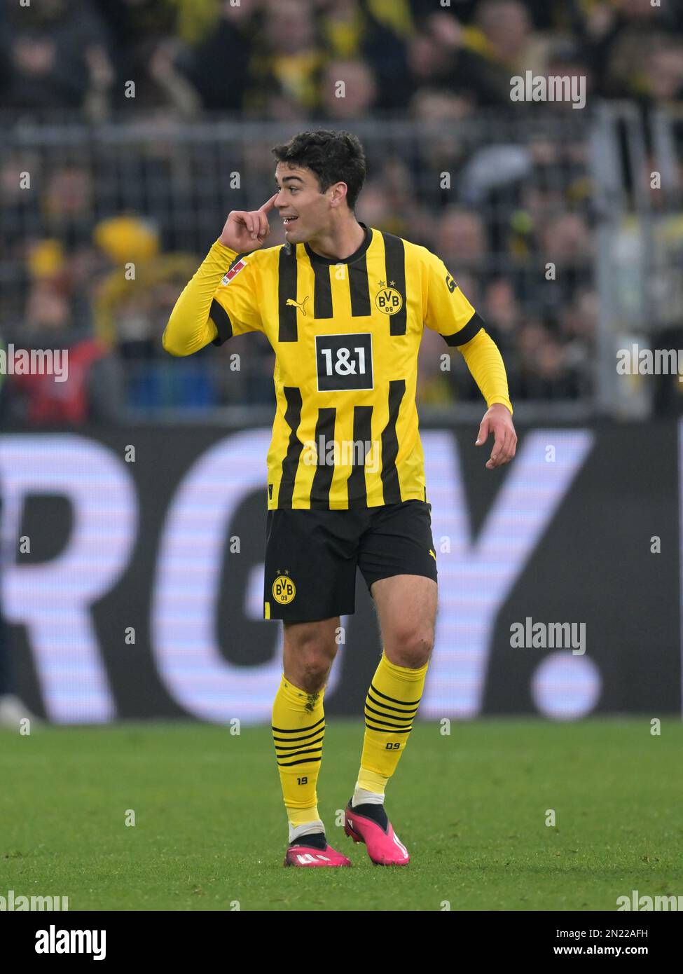 DORTMUND - Giovanni Reyna de Borussia Dortmund durante el partido de la