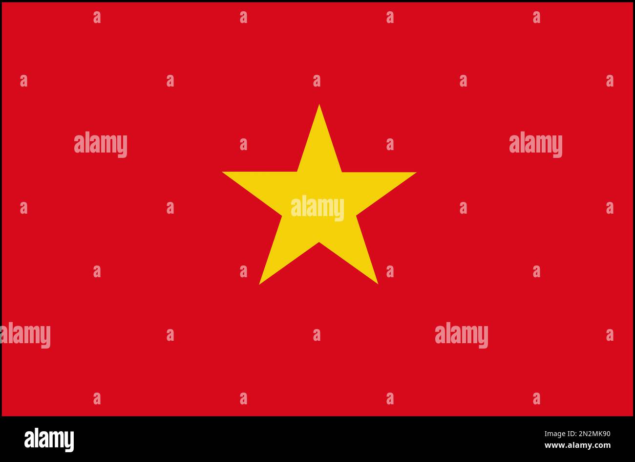 Fahne Flagge Vietnam Foto de stock