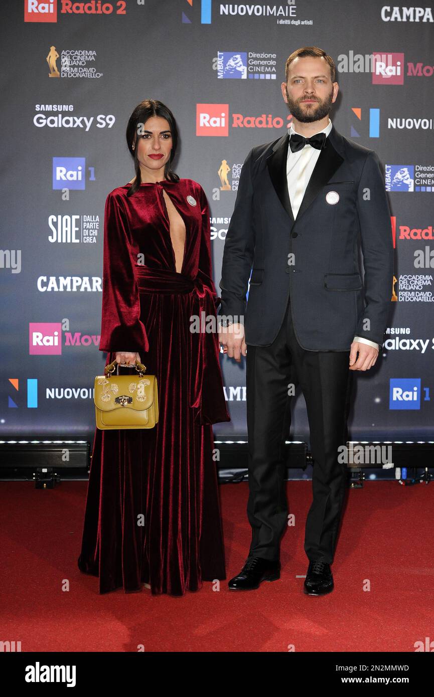El actor italiano Alessandro Borghi y su compañera Roberta Pitrone