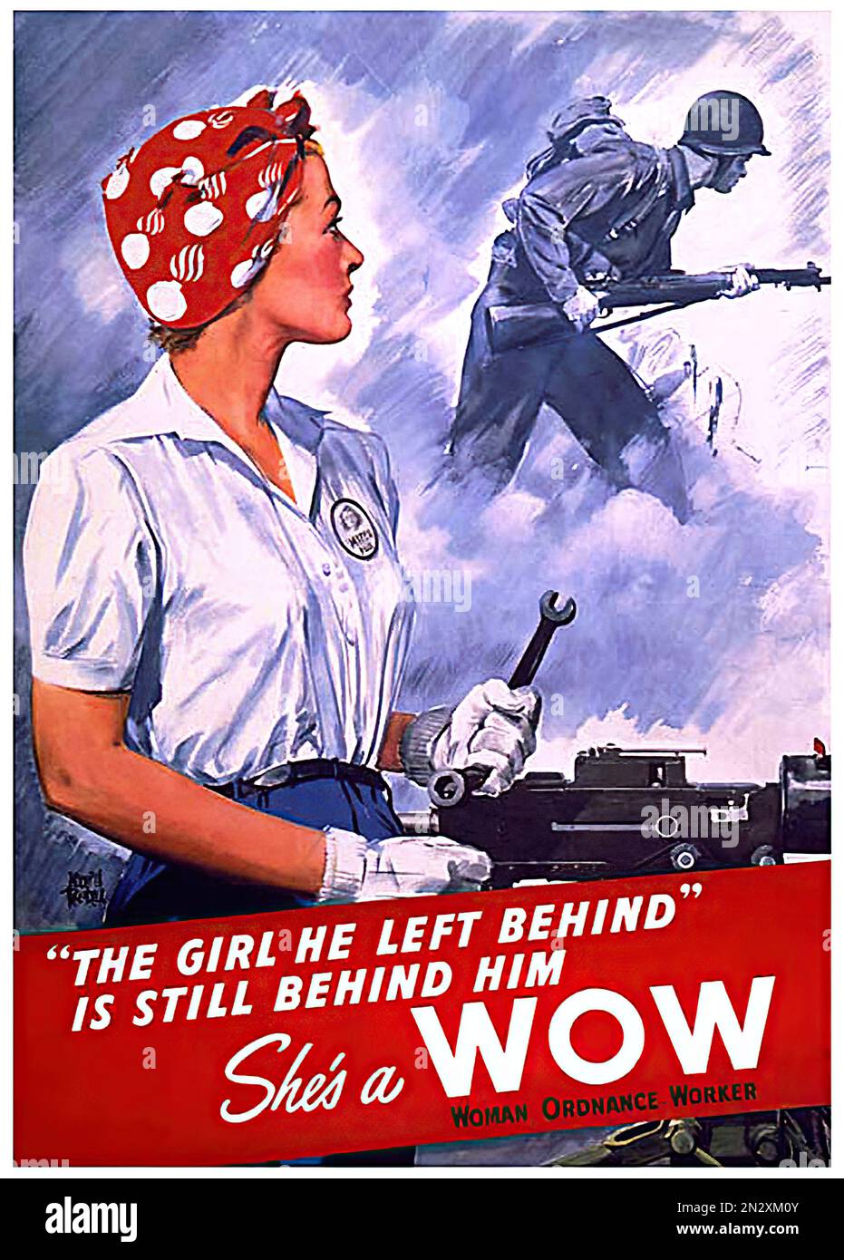 Wwii propaganda poster woman fotografías e imágenes de alta resolución -  Alamy