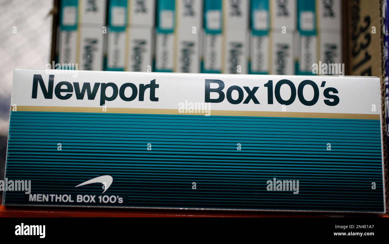 FILE This file photo made Dec. 8, 2009 shows Newport cigarettes, a