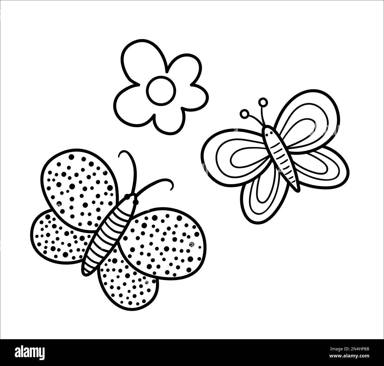 Detalles 76+ mariposas con flores para dibujar muy caliente vietkidsiq.edu.vn