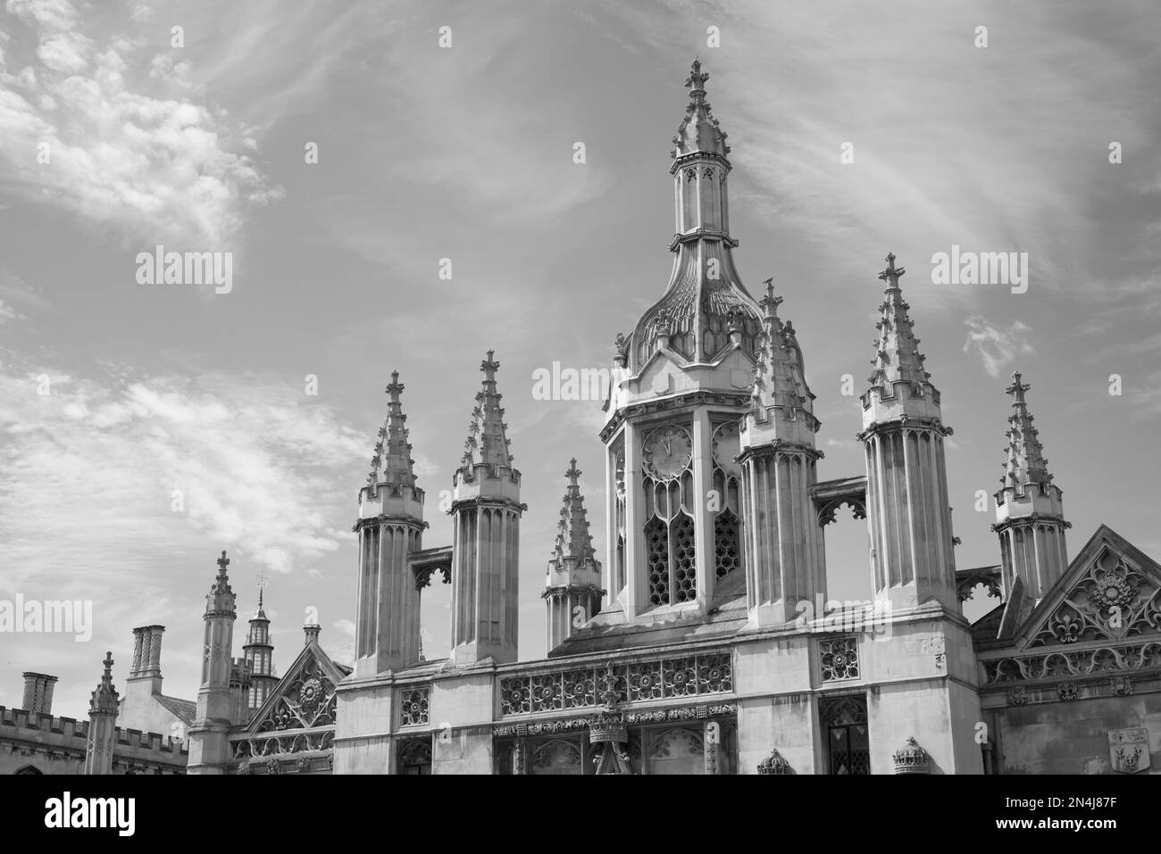 Cambridge Un sueño de los fotógrafos callejeros en la captura de los residentes y su arquitectura un lugar de visita obligada en el Reino Unido Foto de stock