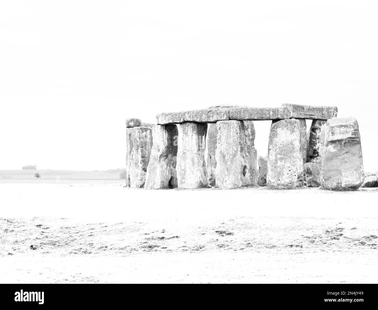 Stonehenge, punto de referencia famoso, Wiltshire, Inglaterra, Reino Unido, GB. Foto de stock