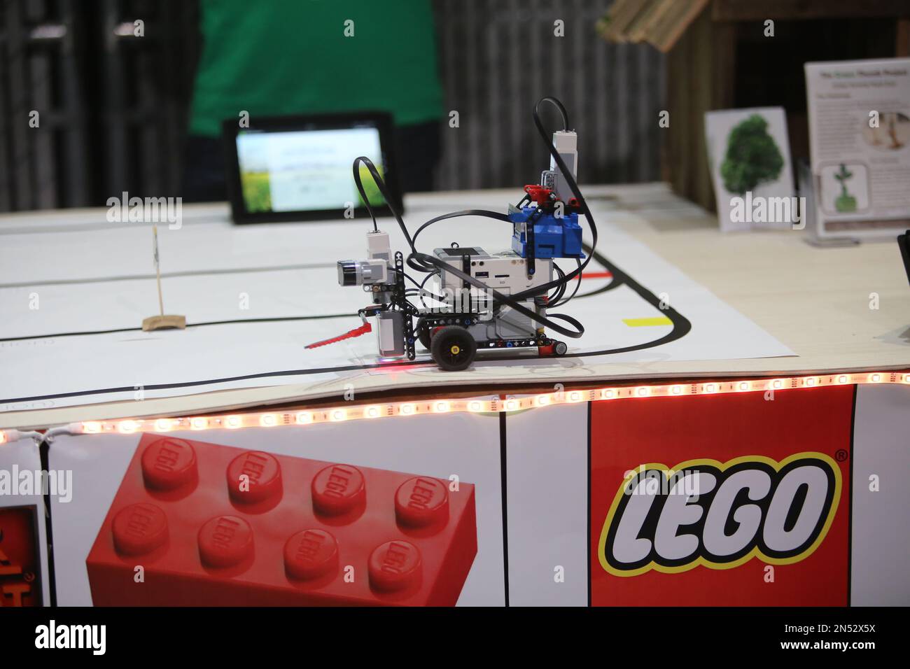 The LEGO MINDSTORMS EV3 "Build 4 Good" challenge in Seattle tasked teams  from Amazon, Egencia, Expedia, HTC, Nordstrom, Xbox and zulily to build  robots that creatively solve everyday problems. Ron Wurzer/AP Images