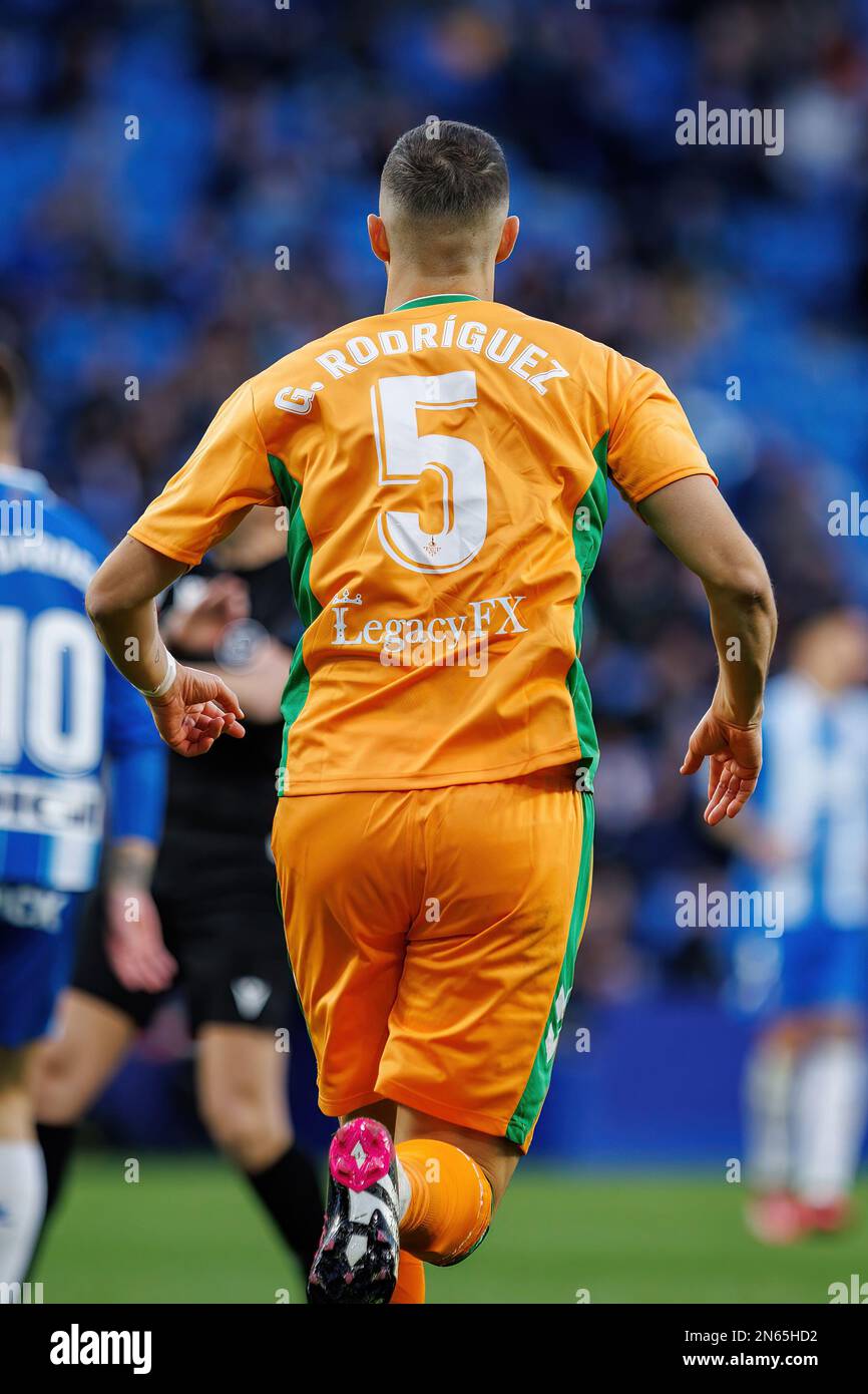 BARCELONA 21 DE ENERO Guido Rodríguez en acción en el partido de