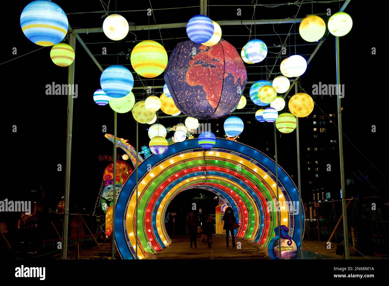 Festival de la Linterna en Toronto - Viajes Espaciales Foto de stock
