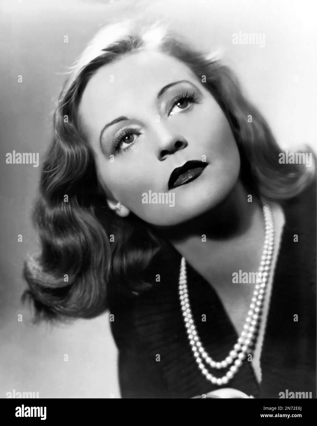Tallulah Bankhead. Retrato de la actriz estadounidense Tallulah