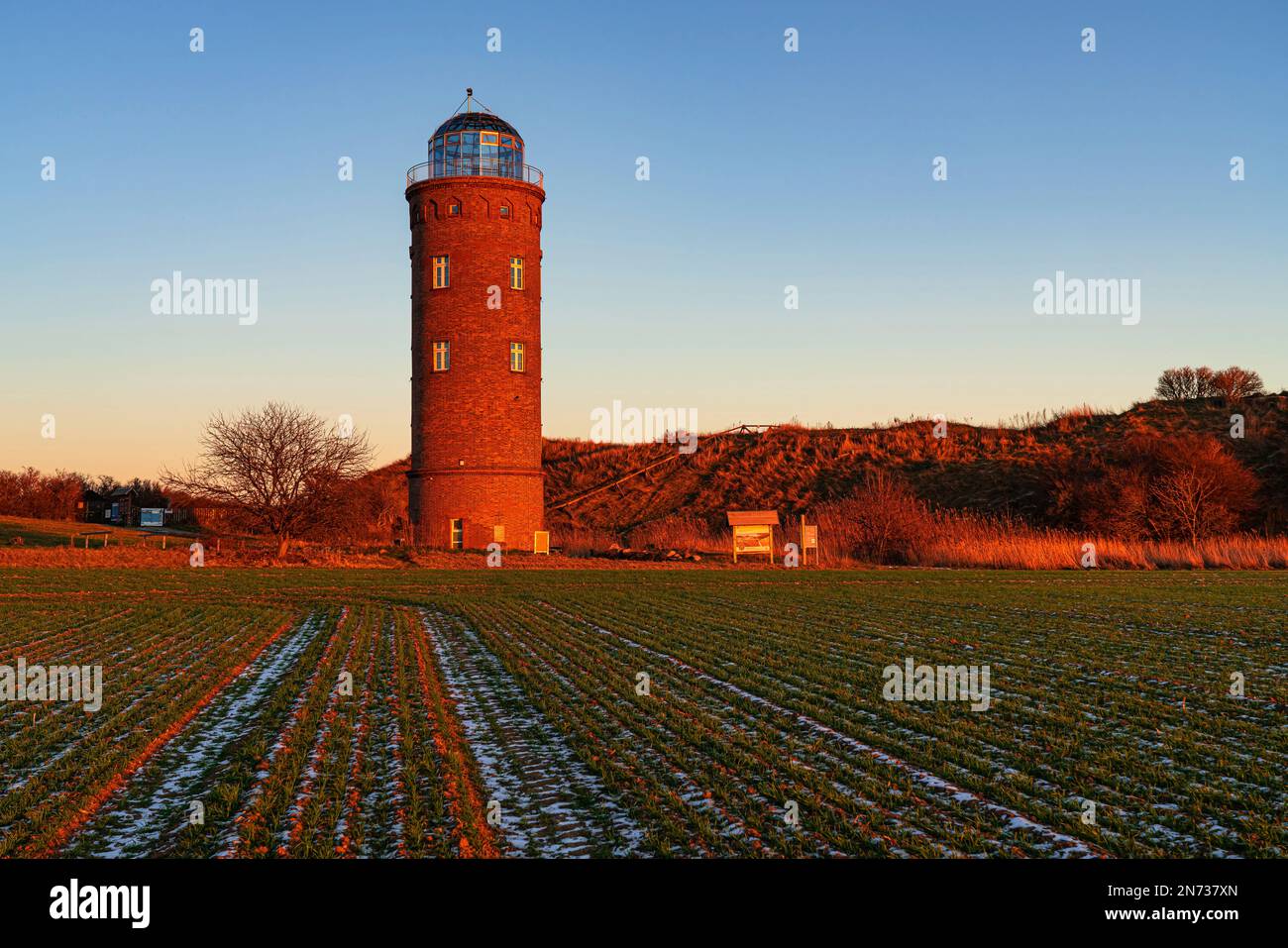 Peilturm, Cabo Arkona, Isla Rügen Foto de stock