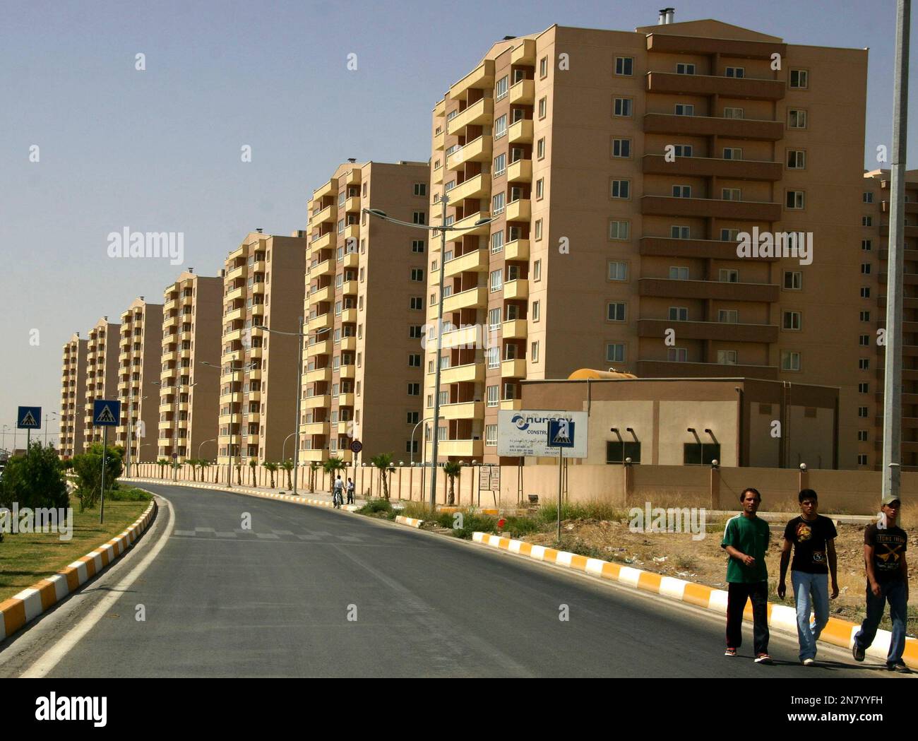 FILE This Sept. 19, 2007, file photo shows new apartments in Irbil