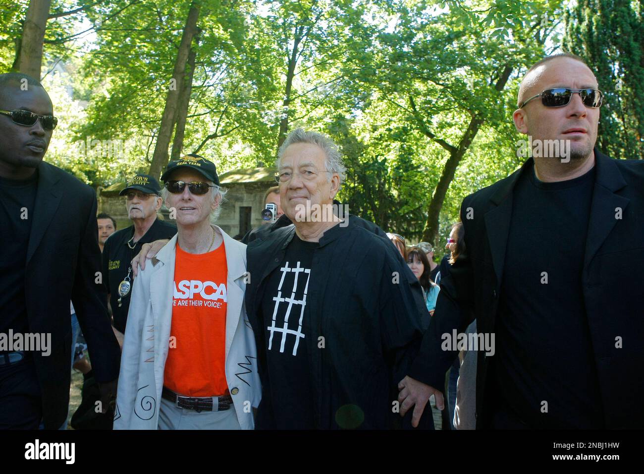 Former members of rock band The Doors, Ray Manzarek, keyboard player