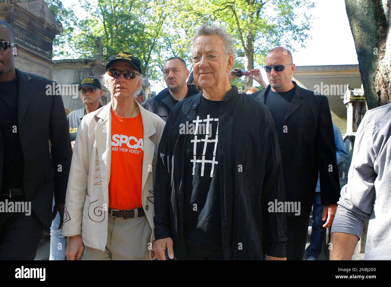 Former members of rock band The Doors, Ray Manzarek, keyboard player