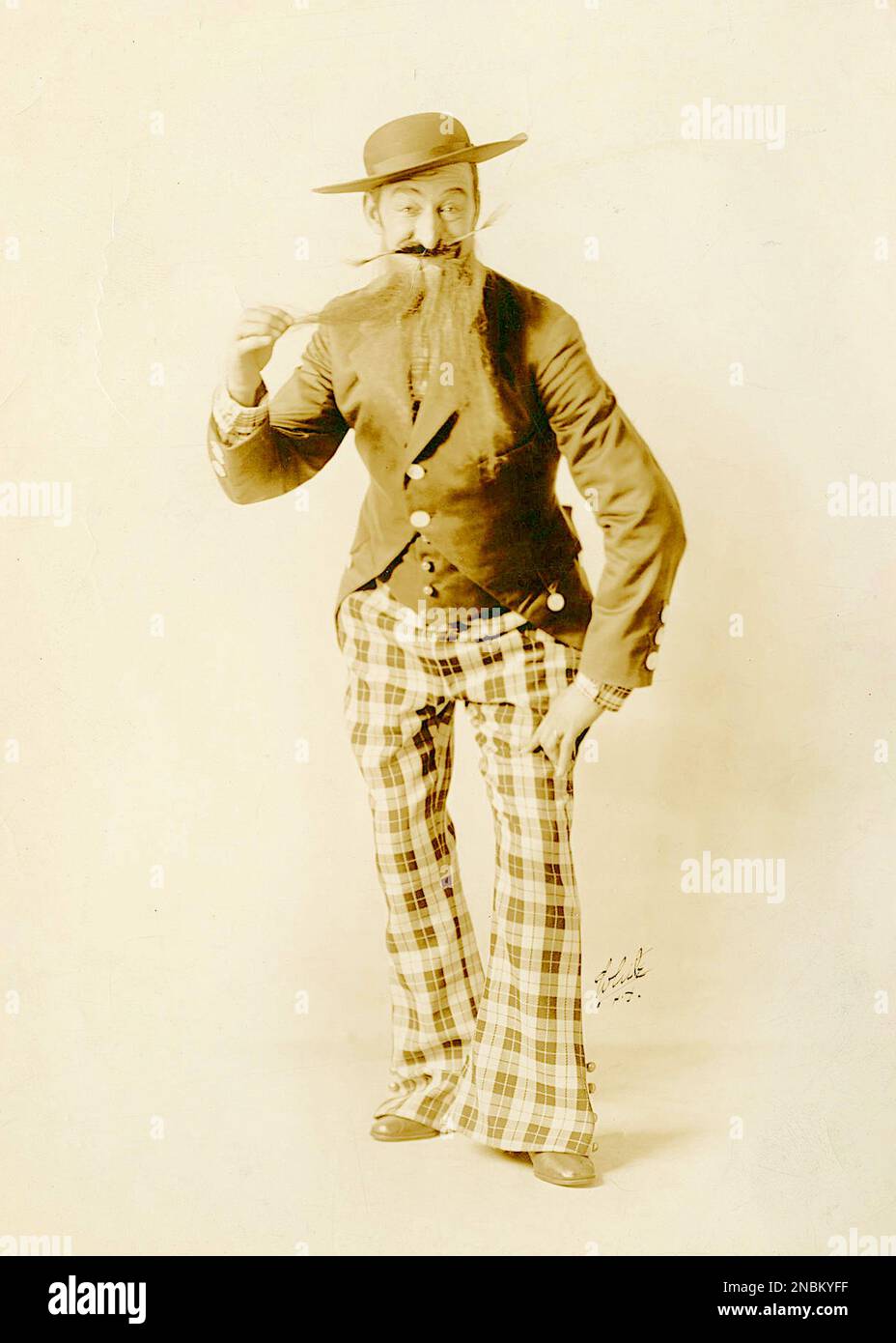Charles McNaughton - comediante de escena - 1918 Foto de stock