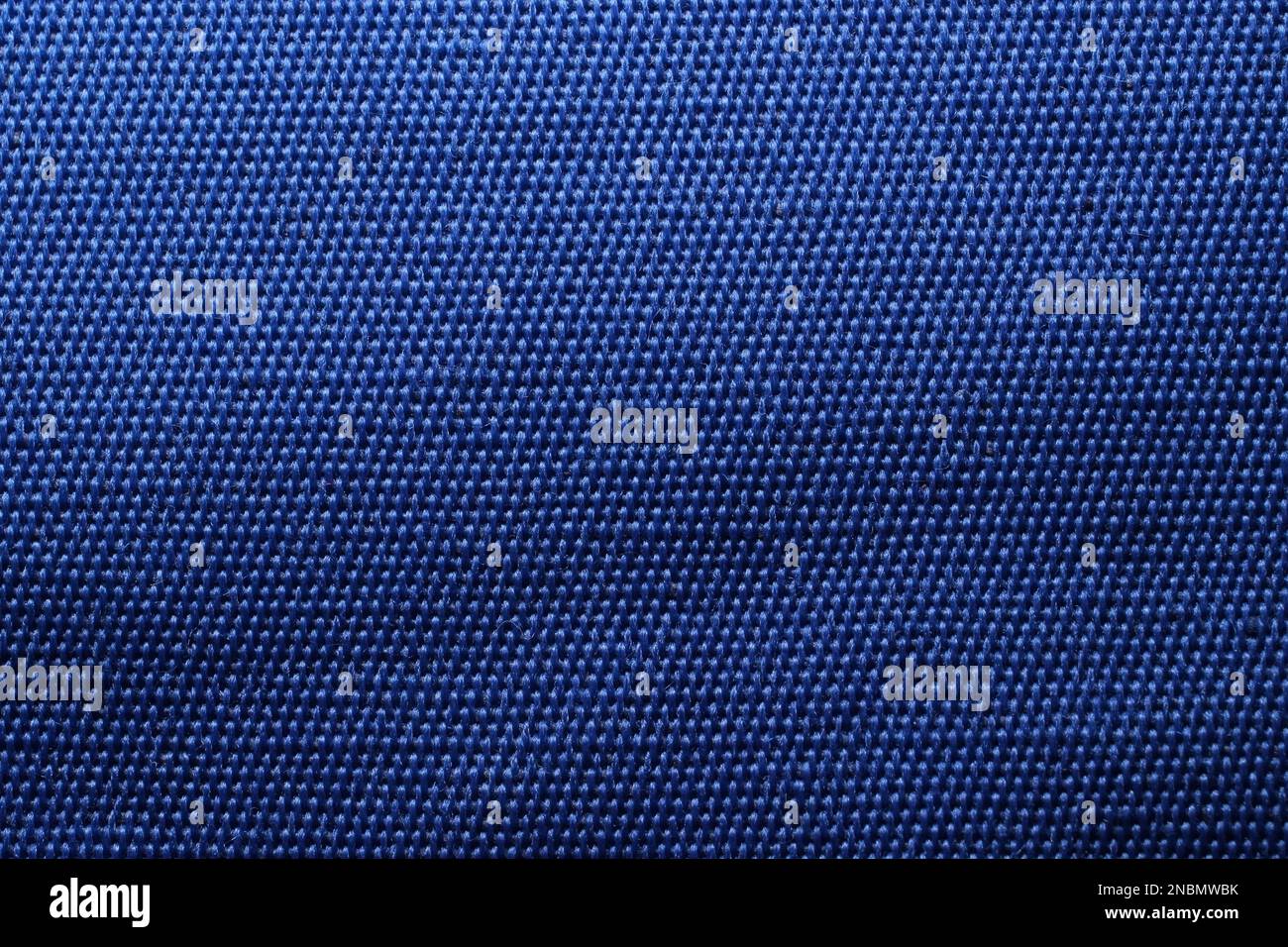 tela de nylon color azul textura de fondo closeup Foto de stock
