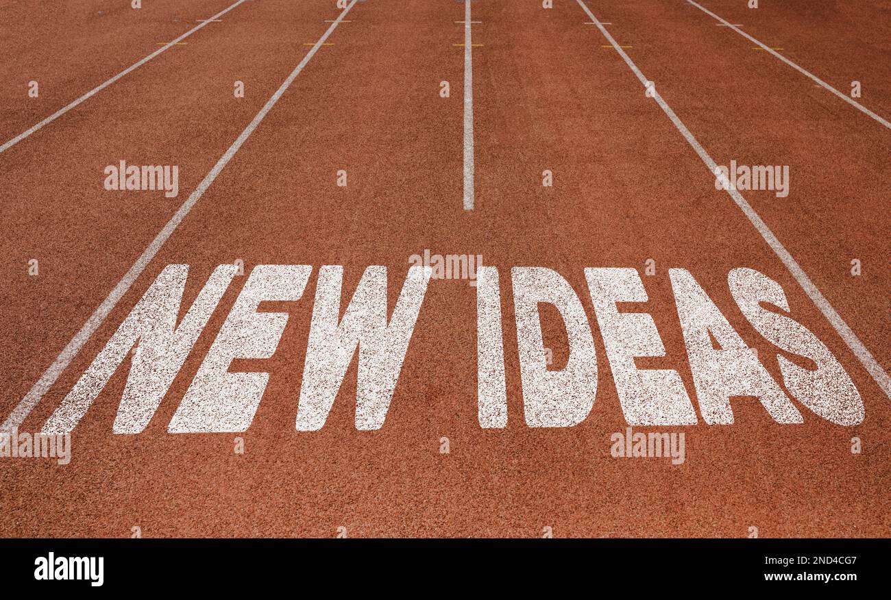 Nuevas ideas escritas en la pista de correr, Nuevo concepto en el texto