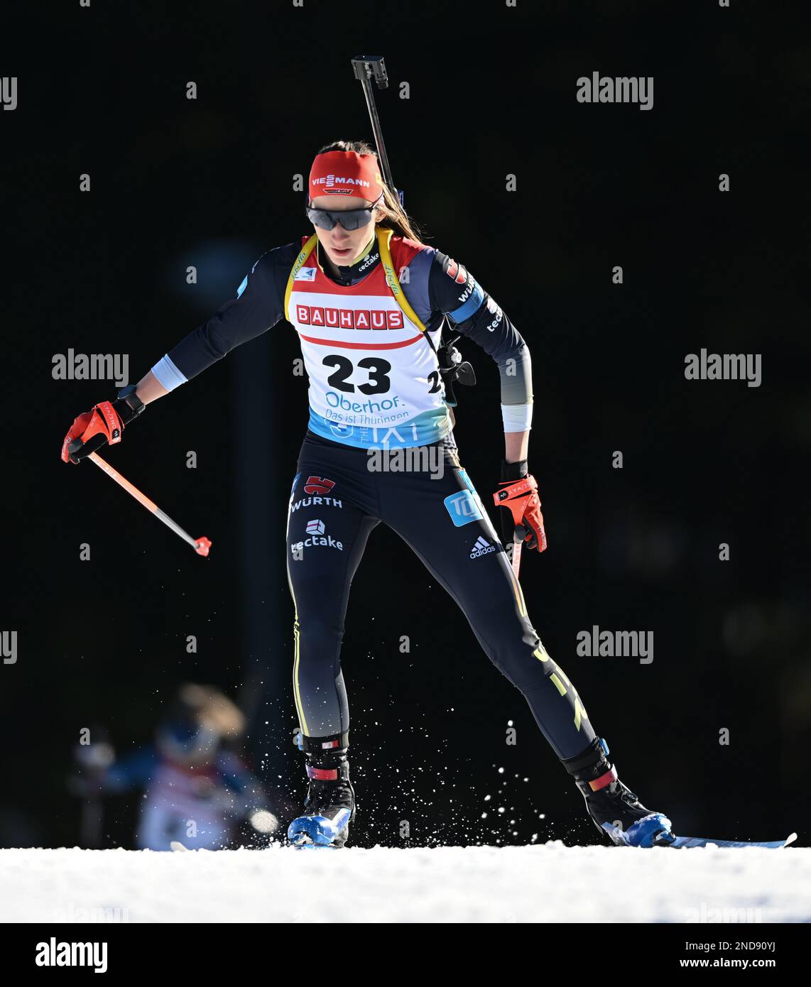 Oberhof, Alemania. 15th de febrero de 2023. Biatlón Campeonato del Mundo, individual 15 km, femenino