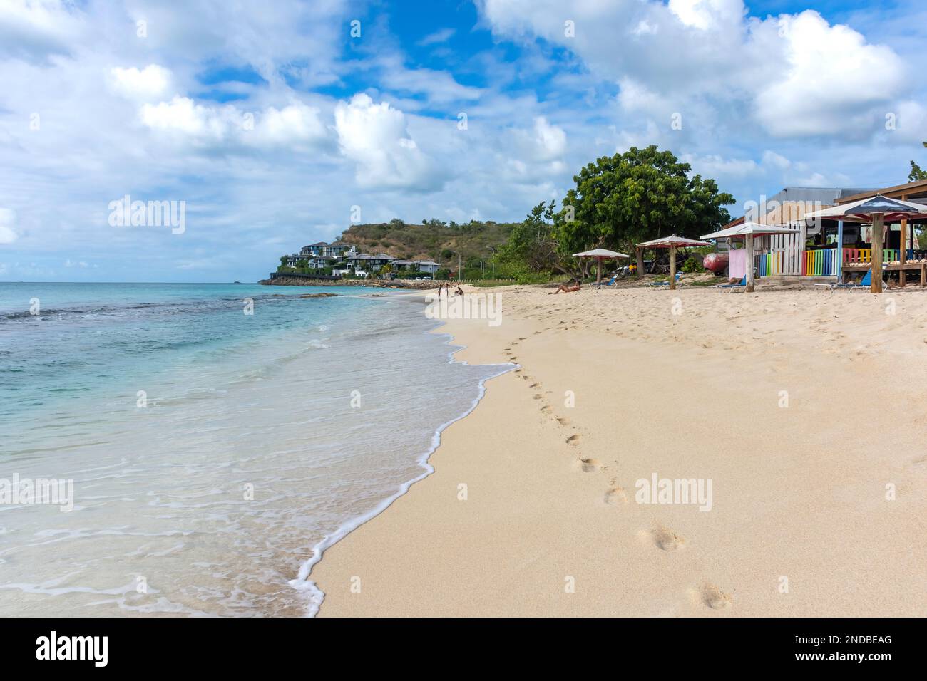 Darkwood Beach, St Marys, Antigua, Antigua y Barbuda, Antillas Menores, Caribe Foto de stock