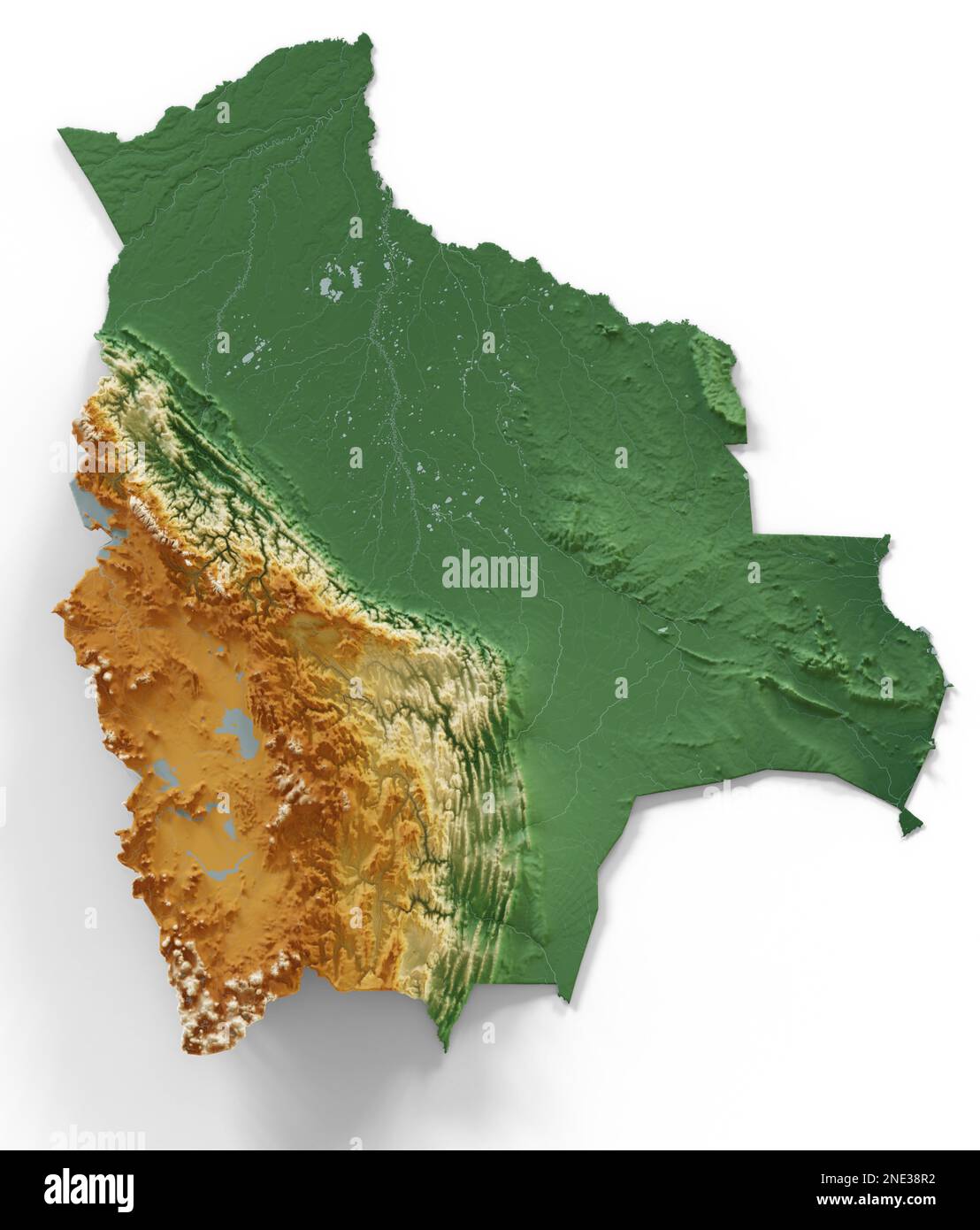 Mapa De Bolivia Para Colorear