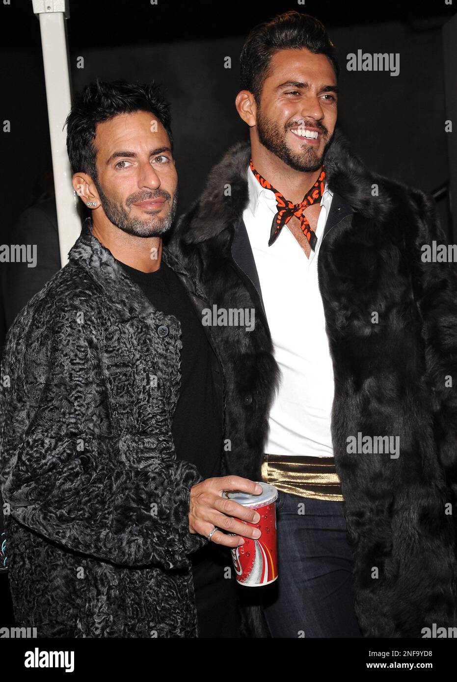Marc Jacobs and husband Lorenzo Martone out and about in the West Village.  Jacobs was wearing a kilt and carrying a Hermes bag Stock Photo - Alamy