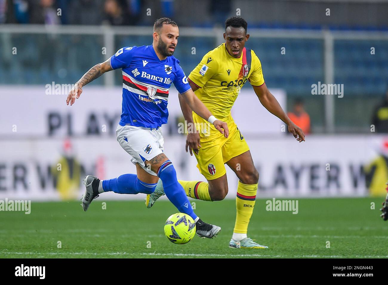 Estadio Luigi Ferraris, Génova, Italia, 18 de febrero de 2023, Jese