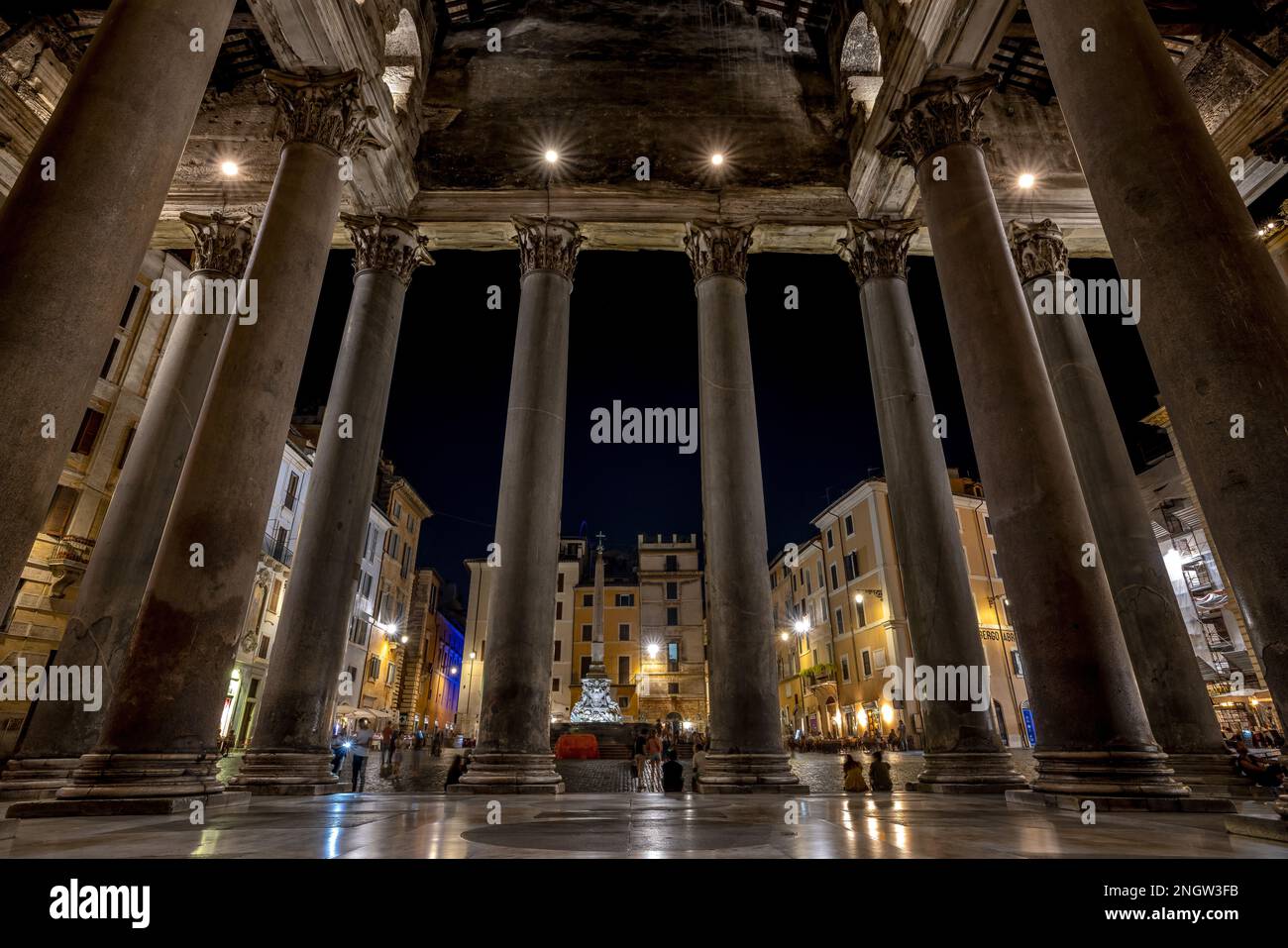 El Panteón es una antigua iglesia romana y, desde el año 609 d.C., una