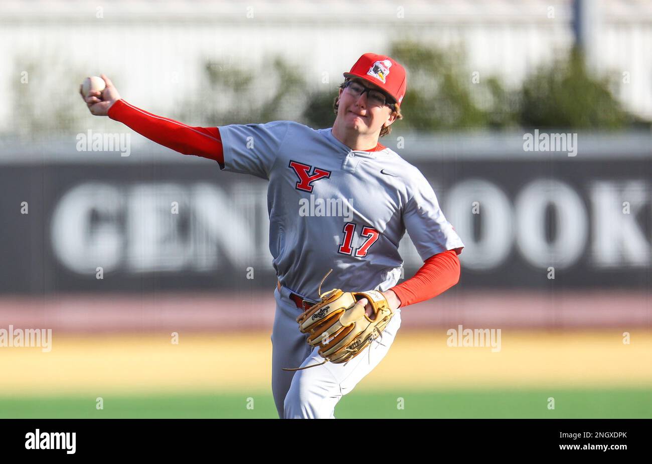 19 de febrero de 2023 Lane Rhodes (17), el segundo año de Youngstown