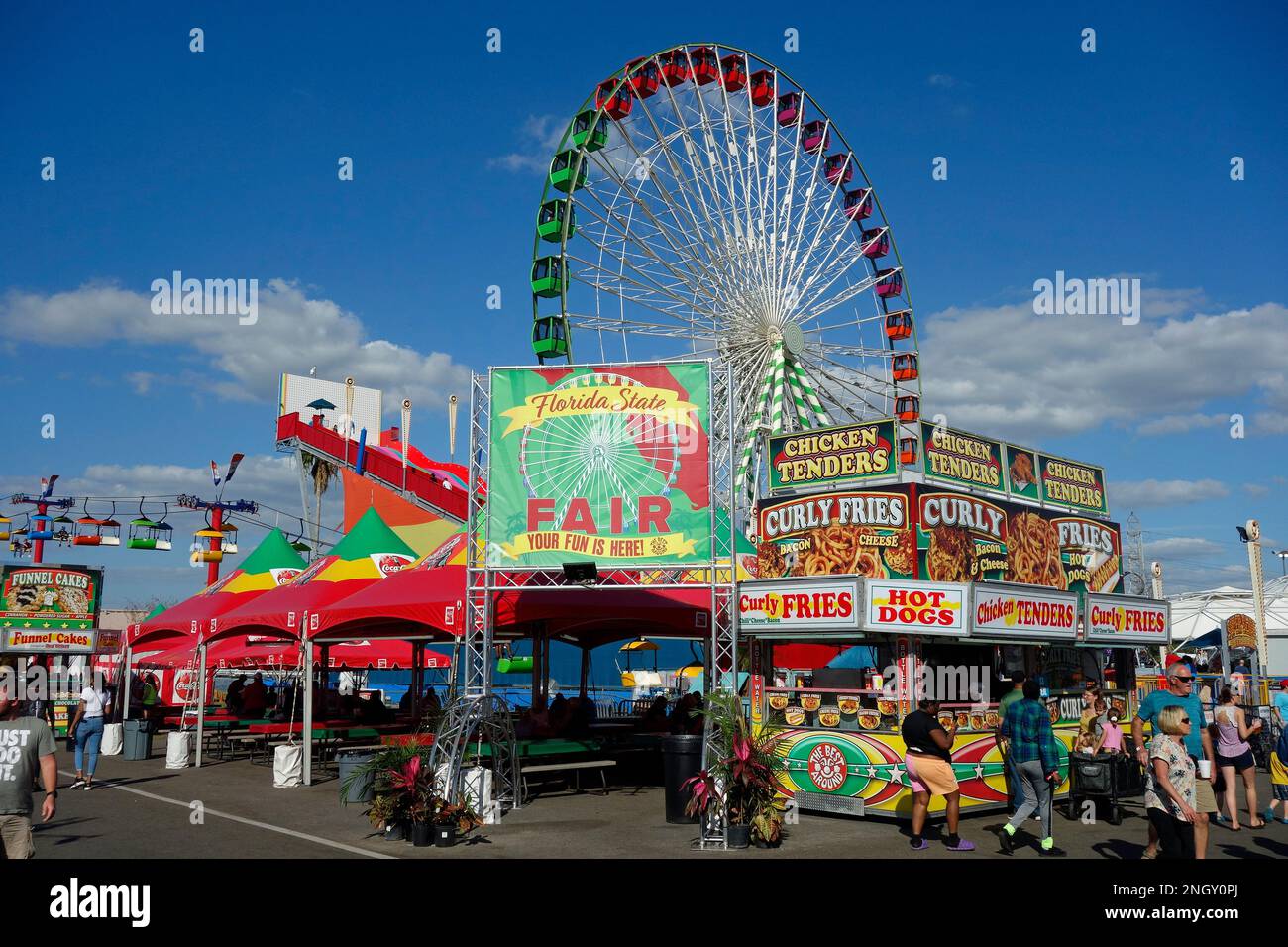 Feria del estado de Florida, Tampa, Florida, EE.UU. 2023 Foto de stock
