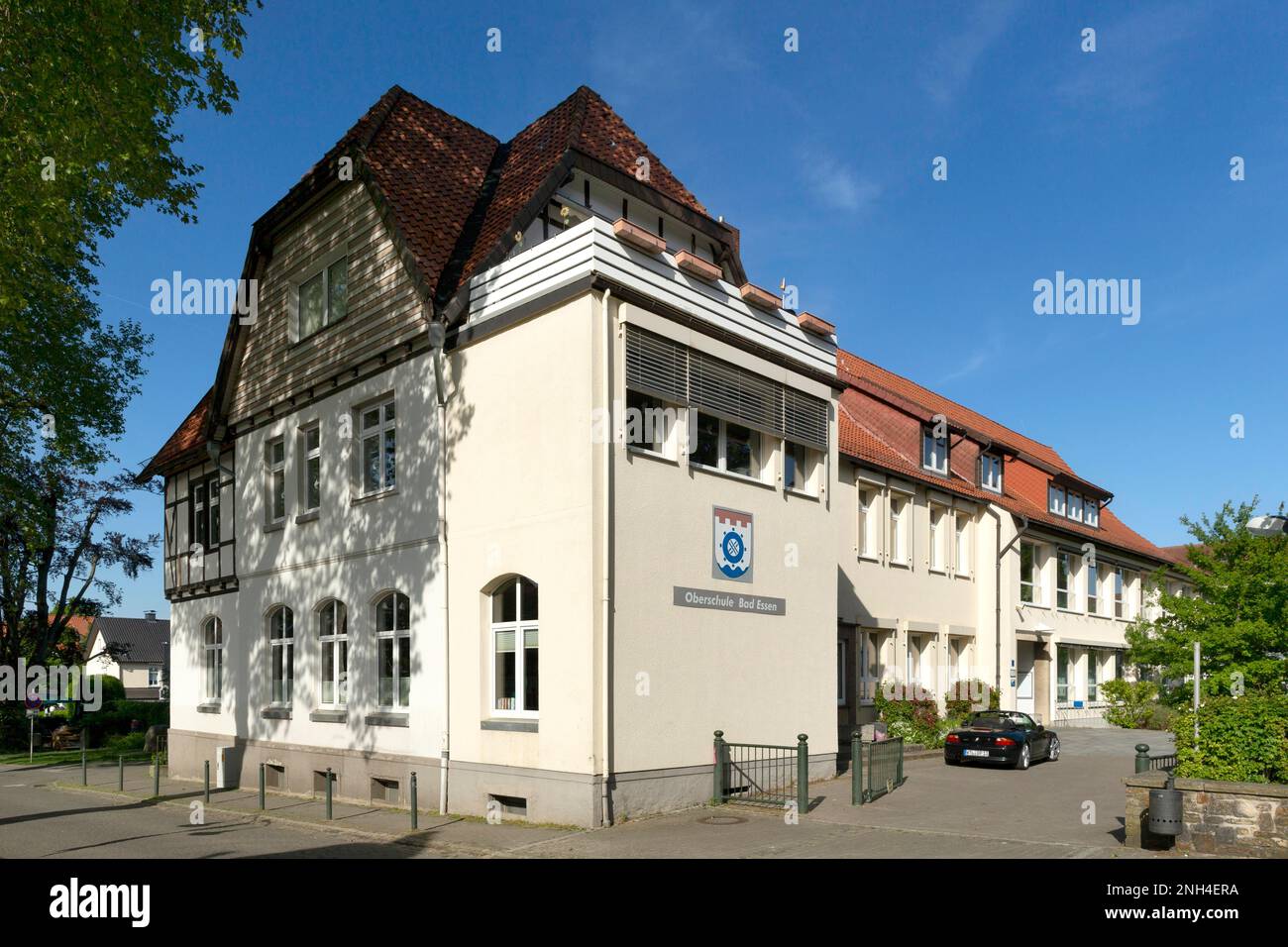 Escuela secundaria, Bad Essen, Baja Sajonia, Alemania Foto de stock
