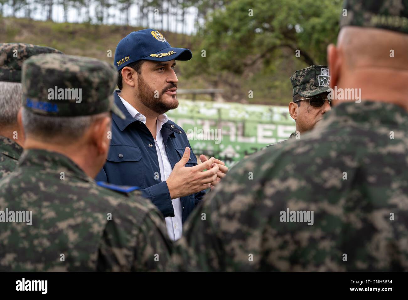 LA VENTA, Honduras El Ministro de Defensa de Honduras, Juan Manuel