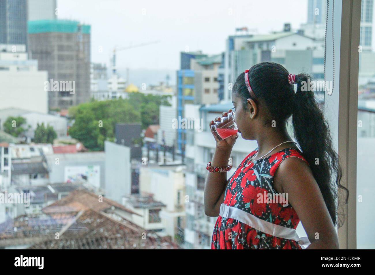 La vida diaria de un asiático. Sri Lanka Foto de stock