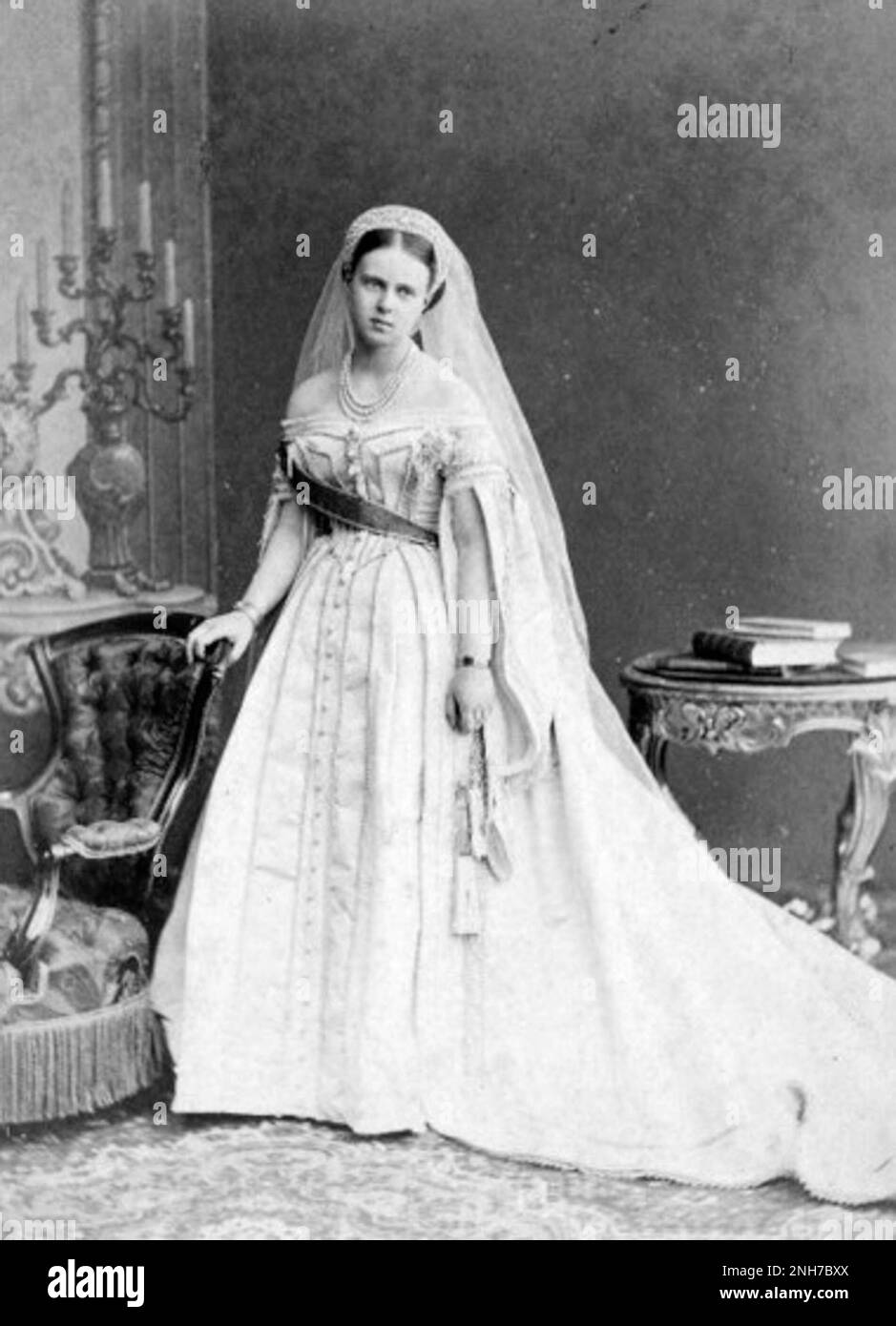La Gran Duquesa María Alejandro de Rusia (1853-1920) Foto de stock