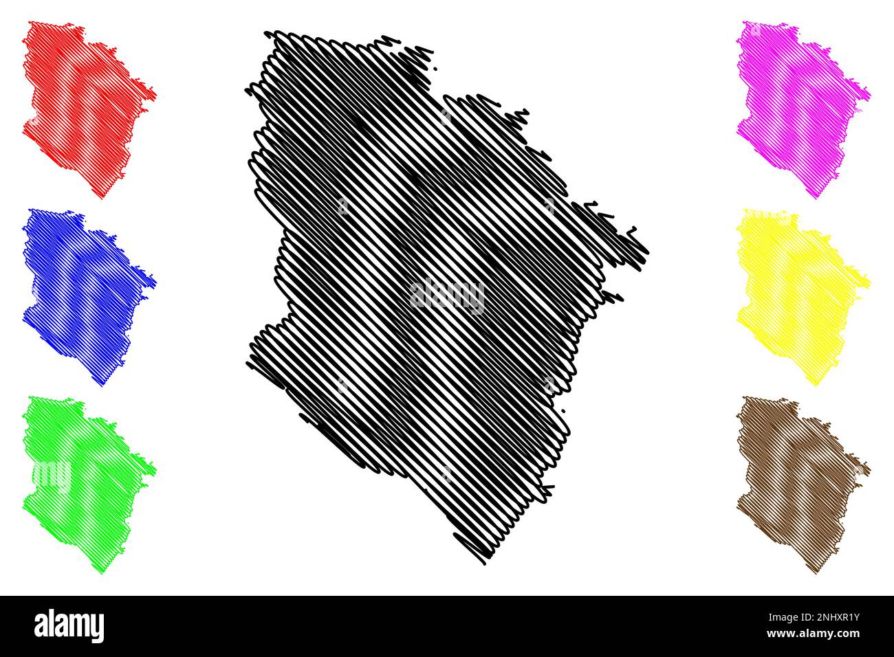Mapa del municipio de Balleza (Estado Libre y Soberano de Chihuahua