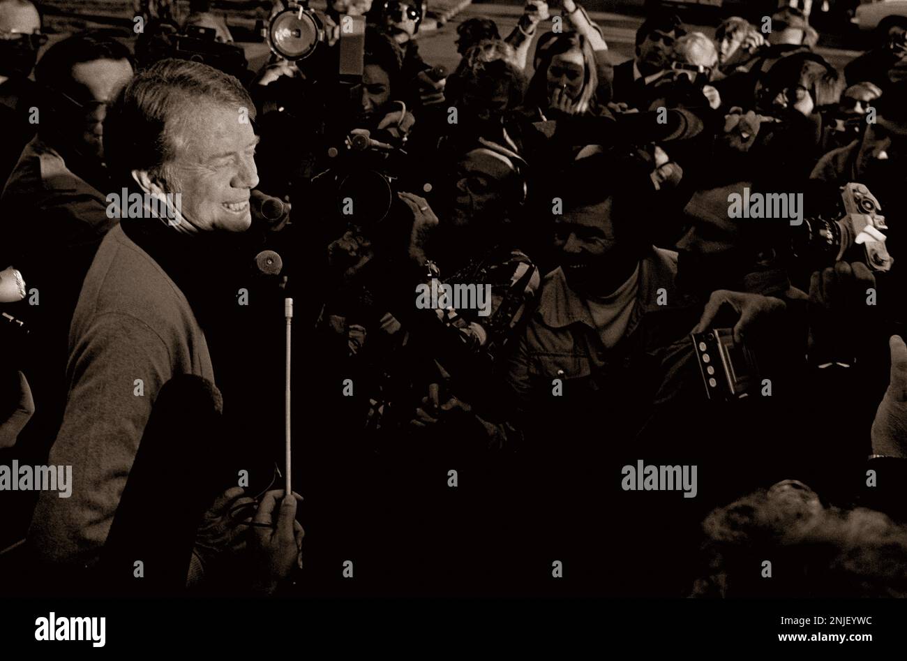 1976 El candidato presidencial de los EE.UU. Es superado por la prensa