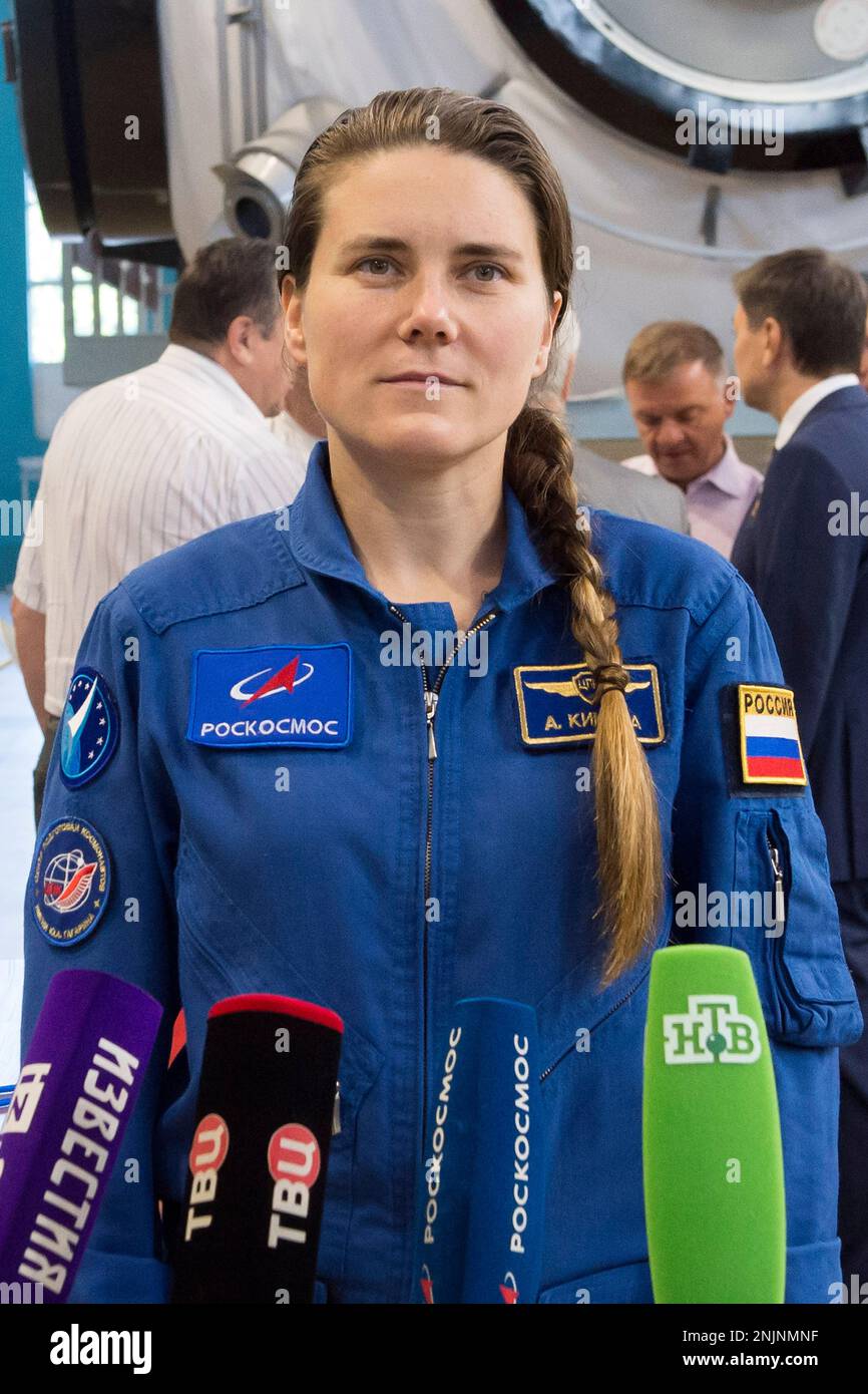 In this photo released by Gagarin Research&Test Cosmonaut Training Center/Roscosmos Russian