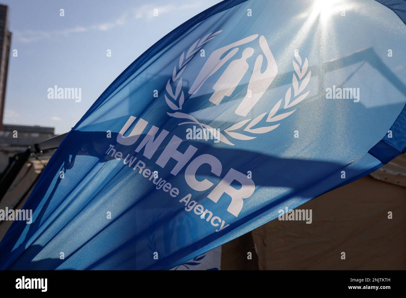 Unhcr un refugee agency logo fotografías e imágenes de alta resolución -  Alamy