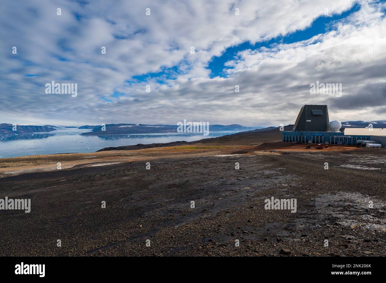 BASE A REA DE THULE Groenlandia El Radar de Alerta Temprana